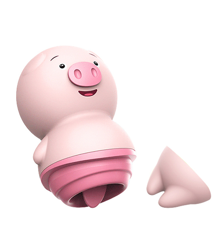 Стимулятор клитора "Lilo We Love" поросенок с язычком 