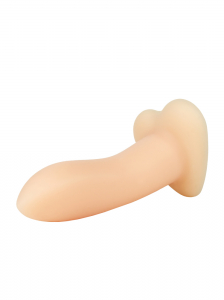 Фаллоимитатор толстенький на присоске "Lola Flow Soft Max" жидкий силикон, реалистичный